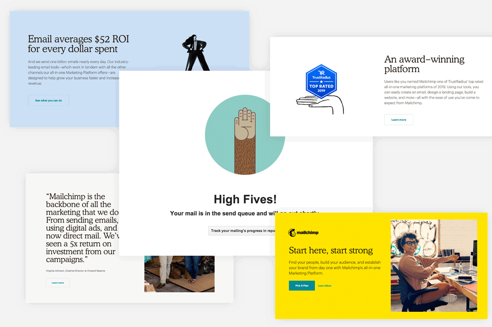 MailChimp Designs for Trust